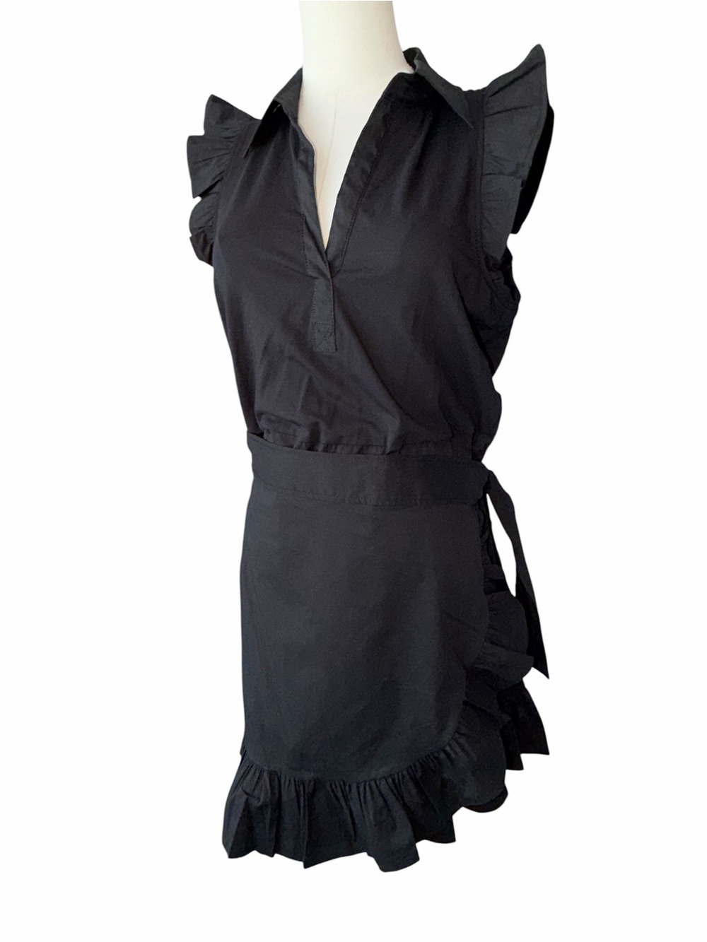 C Cinq a Sept Collar Mahimia Dress in Black Size M